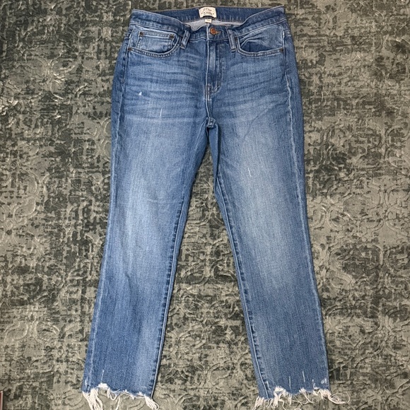 J. Crew Denim - J. Crew Distressed Slim Broken In Boyfriend Ankle Jeans